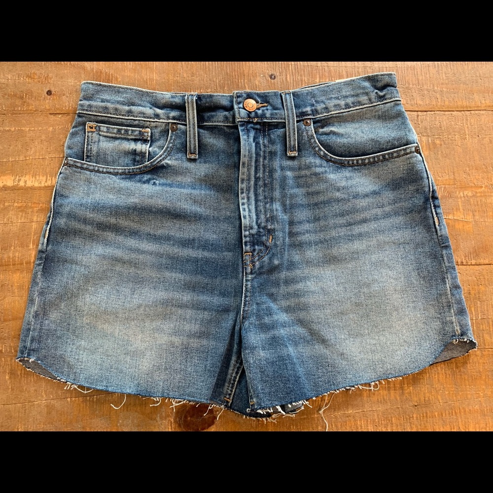 NWT Madewell The Perfect Jean Short Tulip Hem